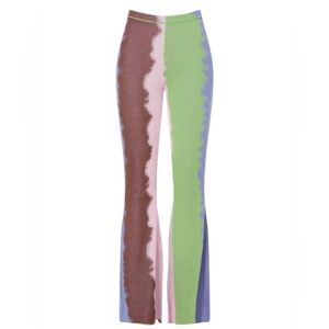 House of Sunny Vibrant Knit in Green and Lavender